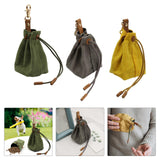 Maxbell Pet Dog Snack Bag Food Snack Carrier Belt Snack Treats Pocket for Jogging Green