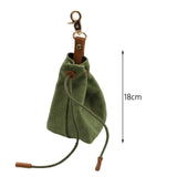 Maxbell Pet Dog Snack Bag Food Snack Carrier Belt Snack Treats Pocket for Jogging Green
