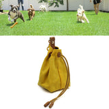 Maxbell Pet Dog Snack Bag Food Snack Carrier Belt Snack Treats Pocket for Jogging Yellow