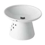 Maxbell Elevated Cat Food Bowl Water Bowl Feeding Drinking Ceramic Raised Pet Feeder 105mmx150mmx110mm