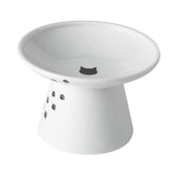 Maxbell Elevated Cat Food Bowl Water Bowl Feeding Drinking Ceramic Raised Pet Feeder 105mmx150mmx110mm