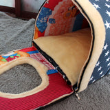 Maxbell Cat Beds Dog Tent Warm Nest Puppy Kennel Folding Cozy Kitty Warm Cave House