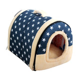Maxbell Cat Beds Dog Tent Warm Nest Puppy Kennel Folding Cozy Kitty Warm Cave House