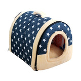 Maxbell Cat Beds Dog Tent Warm Nest Puppy Kennel Folding Cozy Kitty Warm Cave House