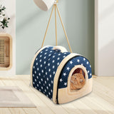 Maxbell Cat Beds Dog Tent Warm Nest Puppy Kennel Folding Cozy Kitty Warm Cave House