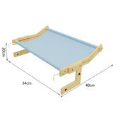 Maxbell Cat Window Perch Blanket Sturdy Window Hanging Bed Hammock for Indoor Cats S Blue