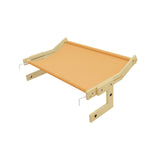 Maxbell Cat Window Perch Blanket Sturdy Window Hanging Bed Hammock for Indoor Cats Orange L