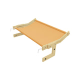Maxbell Cat Window Perch Blanket Sturdy Window Hanging Bed Hammock for Indoor Cats Orange L
