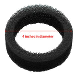 Maxbell 4 Pieces Replacement Pet Water Round Filter Foam Water Bowl for Kitten Puppy
