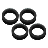 Maxbell 4 Pieces Replacement Pet Water Round Filter Foam Water Bowl for Kitten Puppy