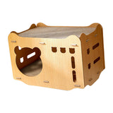 Maxbell Cat Scratcher Bed Scratching Pad Wear Resistant Cat Bed Cardboard Cat House 2 Cat Scratch Pad