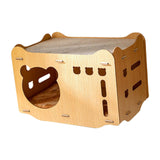 Maxbell Cat Scratcher Bed Scratching Pad Wear Resistant Cat Bed Cardboard Cat House 1 Scratch 1 Cushion