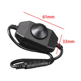 Maxbell LED Light Dimmer Switch for KTV Single Color 3528 5050 5630 LED Lights Black
