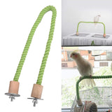 Maxbell Bird Rope Perch Parrot Training Exercise for Parakeet Conures Cockatiel 55cm