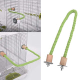 Maxbell Bird Rope Perch Parrot Training Cage Perches for Parakeet Conures Cockatiel 100cm