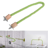 Maxbell Bird Rope Perch Parrot Training Cage Perches for Parakeet Conures Cockatiel 120cm
