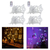 Maxbell Christmas LED String Lights Christmas Tree Bells Decorative for Backyard Warm Light
