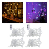 Maxbell Christmas LED String Lights Christmas Tree Bells Decorative for Backyard Warm Light