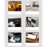 Maxbell Table Lamps Light Laptop Night Light Rotatable Power Bank Bedside Light Voice, USB Control