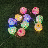 Maxbell 5Pcs Handwoven Lampshade Chandelier Light Cover Replacement for Restaurant Large