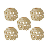Maxbell 5Pcs Handwoven Lampshade Chandelier Light Cover Replacement for Restaurant Large