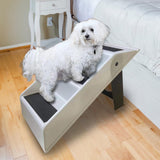 Maxbell Foldable Pet Stairs Three Layers Outdoor Ramp for Cats Trucks Vehicle