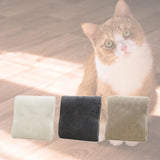 Maxbell Warm Pet Throw Blanket Flannel Doggy Solid Color Adult Couch Winter Beige