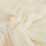 Maxbell Warm Pet Throw Blanket Flannel Doggy Solid Color Adult Couch Winter Beige
