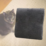 Maxbell Warm Pet Throw Blanket Flannel Doggy Solid Color Adult Couch Winter Gray