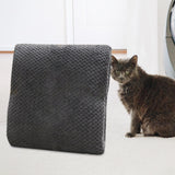 Maxbell Warm Pet Throw Blanket Flannel Doggy Solid Color Adult Couch Winter Gray
