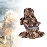 Maxbell Dog Raincoat Dog Vest Poncho Reflective Lightweight Pet Rain Coat Waterproof S