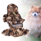 Maxbell Dog Raincoat Dog Vest Poncho Reflective Lightweight Pet Rain Coat Waterproof S