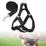 Maxbell Dog Harness and Leash Set Adjustable Comfortable Puppy Vest for Running 1.5cmx120cm