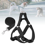 Maxbell Dog Harness and Leash Set Adjustable Comfortable Puppy Vest for Running 1.5cmx120cm
