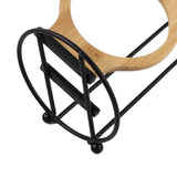 Maxbell Elevated Raised Bowls Stand Non Slip Pet Dining Table pets food Feeder Holder Black