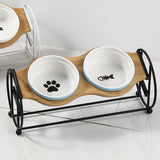 Maxbell Elevated Raised Bowls Stand Non Slip Pet Dining Table pets food Feeder Holder Black