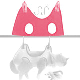 Maxbell Cat Grooming Hammock Restraint Bag Dog for Bath Nail Clip Trimming Medium pink