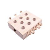 Maxbell Wooden Cat Toys Whack Mole Kitty Catching Maze Box Pet Supplies Interactive Doll Shape