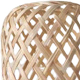 Maxbell Retro Style Lantern Handwoven Bamboo Lamp Shade for Kitchen Bedroom