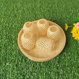 Maxbell Retro Style Lantern Handwoven Bamboo Lamp Shade for Kitchen Bedroom