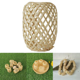 Maxbell Retro Style Lantern Handwoven Bamboo Lamp Shade for Kitchen Bedroom