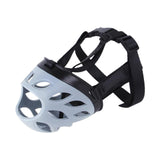 Maxbell Muzzle for Dog Adjustable Straps Mask Breathable Soft Cage Muzzle Durable 6cmx22cm