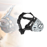 Maxbell Muzzle for Dog Adjustable Straps Mask Breathable Soft Cage Muzzle Durable 6cmx22cm