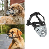 Maxbell Muzzle for Dog Adjustable Straps Mask Breathable Soft Cage Muzzle Durable 6cmx22cm