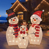 Maxbell Christmas Snowman Light Lighting Lantern Lamp for Wedding Home Garden Baby 25cmx18cm