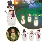 Maxbell Christmas Snowman Light Lighting Lantern Lamp for Wedding Home Garden Baby 25cmx18cm