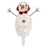 Maxbell Christmas Snowman Light Lighting Lantern Lamp for Wedding Home Garden Baby 25cmx18cm