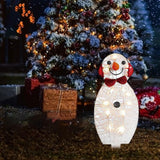 Maxbell Christmas Snowman Light Lighting Lantern Lamp for Wedding Home Garden Baby 25cmx18cm