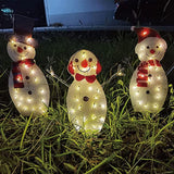 Maxbell Christmas Snowman Light Lighting Lantern Lamp for Wedding Home Garden Mather 30cmx15cm