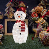 Maxbell Christmas Snowman Light Lighting Lantern Lamp for Wedding Home Garden Mather 30cmx15cm